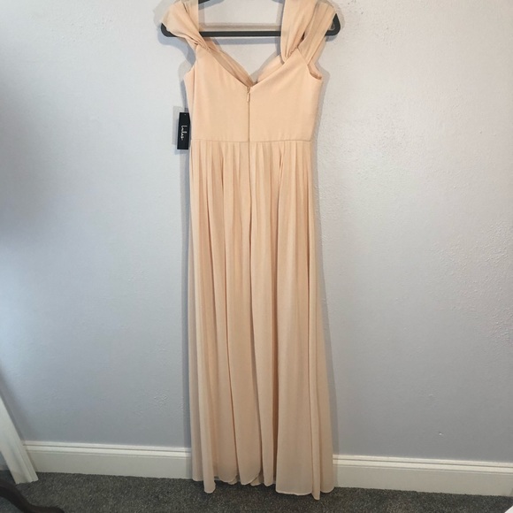 NWT Lulus Make Me Move Maxi blush pink sz S - Picture 2 of 7